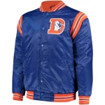 Denver Broncos Enforcer Blue Satin Jacket