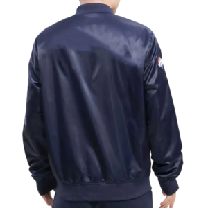 Denver broncos full snap satin jacket