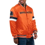 Denver Broncos Home Game Orange Satin Jacket