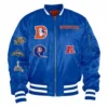Denver broncos ma 1 blue bomber jacket