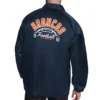 Denver broncos retro logo coaches navy jacket