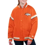 Denver Broncos Tournament Orange Satin Jacket
