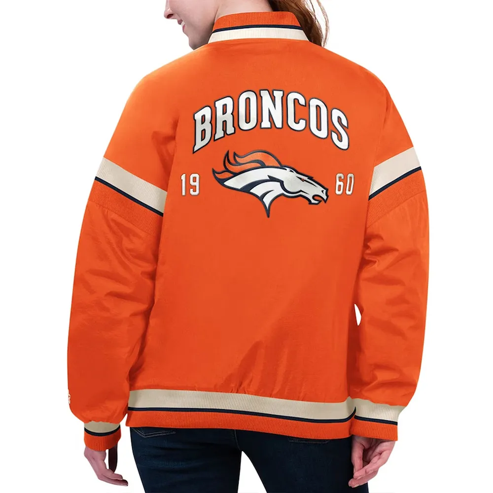 Denver broncos tournament varsity jacket
