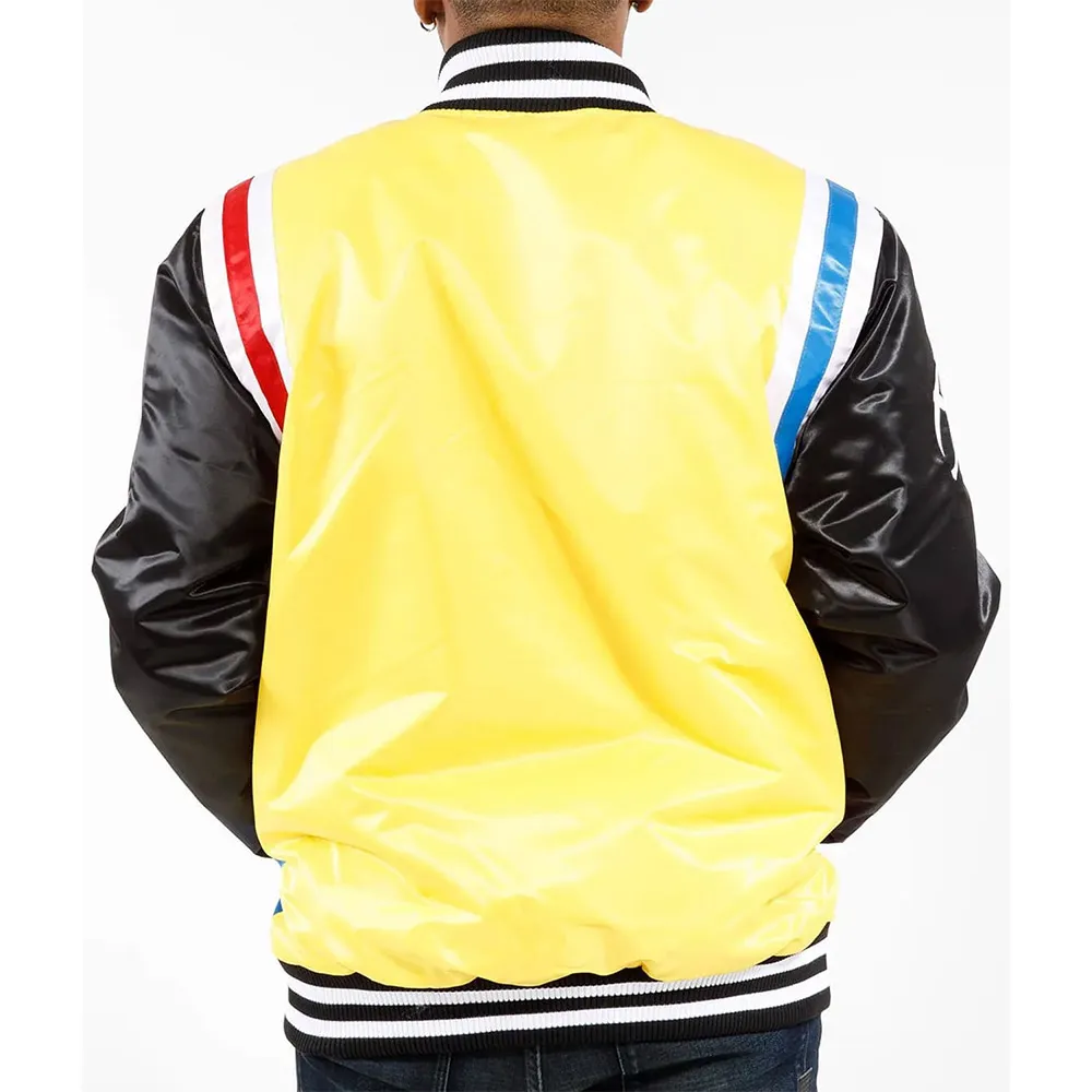 Denver nuggets color block bomber jacket