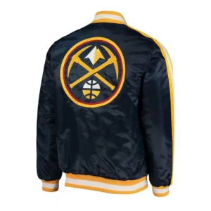 Denver nuggets offensive navy jacket