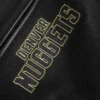 Denver nuggets pro standard black and gold varsity jacket 5