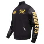 Denver Nuggets Chest Mile Wool/Leather Jacket