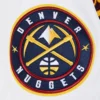 Denver nuggets pro standard script tail wool and leather varsity jacket 7
