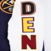 Denver nuggets pro standard script tail wool and leather varsity jacket 8