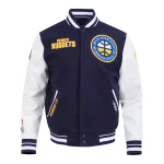 Denver Nuggets Retro Classic Wool/Leather Jacket