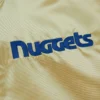 Denver nuggets team og 20 full zip satin varsity jacket gold 3
