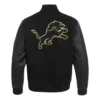 Detroit lions black gold black jacket