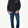 Detroit lions blackout corduroy black jacket scaled 1