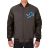 Detroit lions charcoal jacket