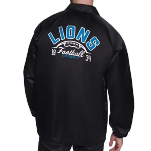 Detroit lions coaches windbreaker jacket