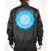 Detroit lions crest emblem black jacket