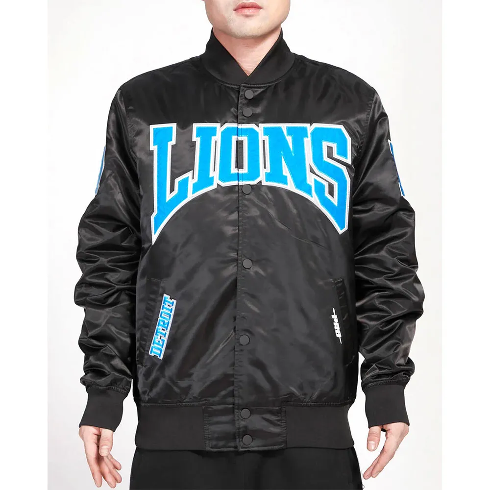 Detroit lions crest emblem jacket
