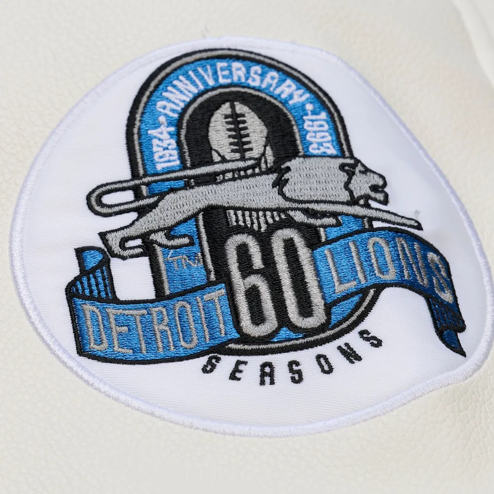 Detroit lions dusted varsity sleeve logo