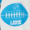 Detroit lions pro standard old english wool and leather varsity 7