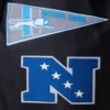 Detroit lions pro standard retro classic black wool and leather varsity 10