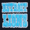 Detroit lions pro standard retro classic black wool and leather varsity 7
