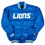 Detroit Lions Bronx Bubble Blue Puffer Jacket