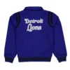 Detroit lions sport night teddy varsity jacket