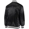 Detroit lions starter locker room black satin varsity jacket 2