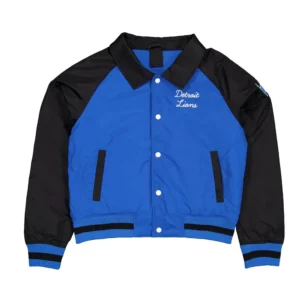 Detroit lions throwback jacket