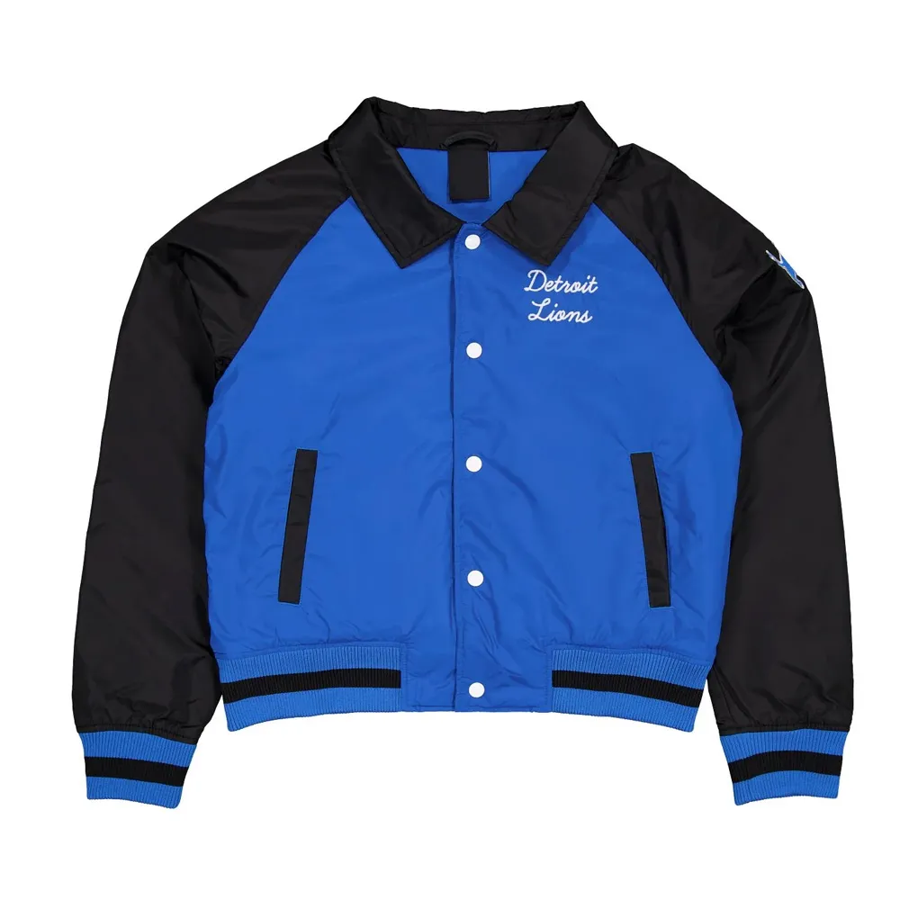 Detroit lions throwback jacket