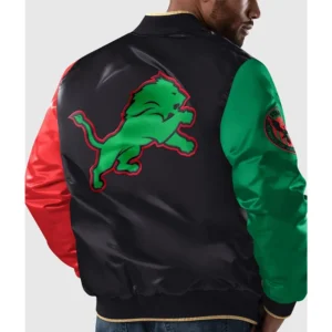 Detroit lions ty mopkins black jacket