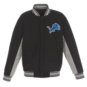 Detroit lions varsity jacket