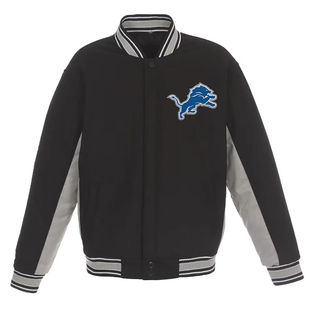 Detroit lions varsity jacket