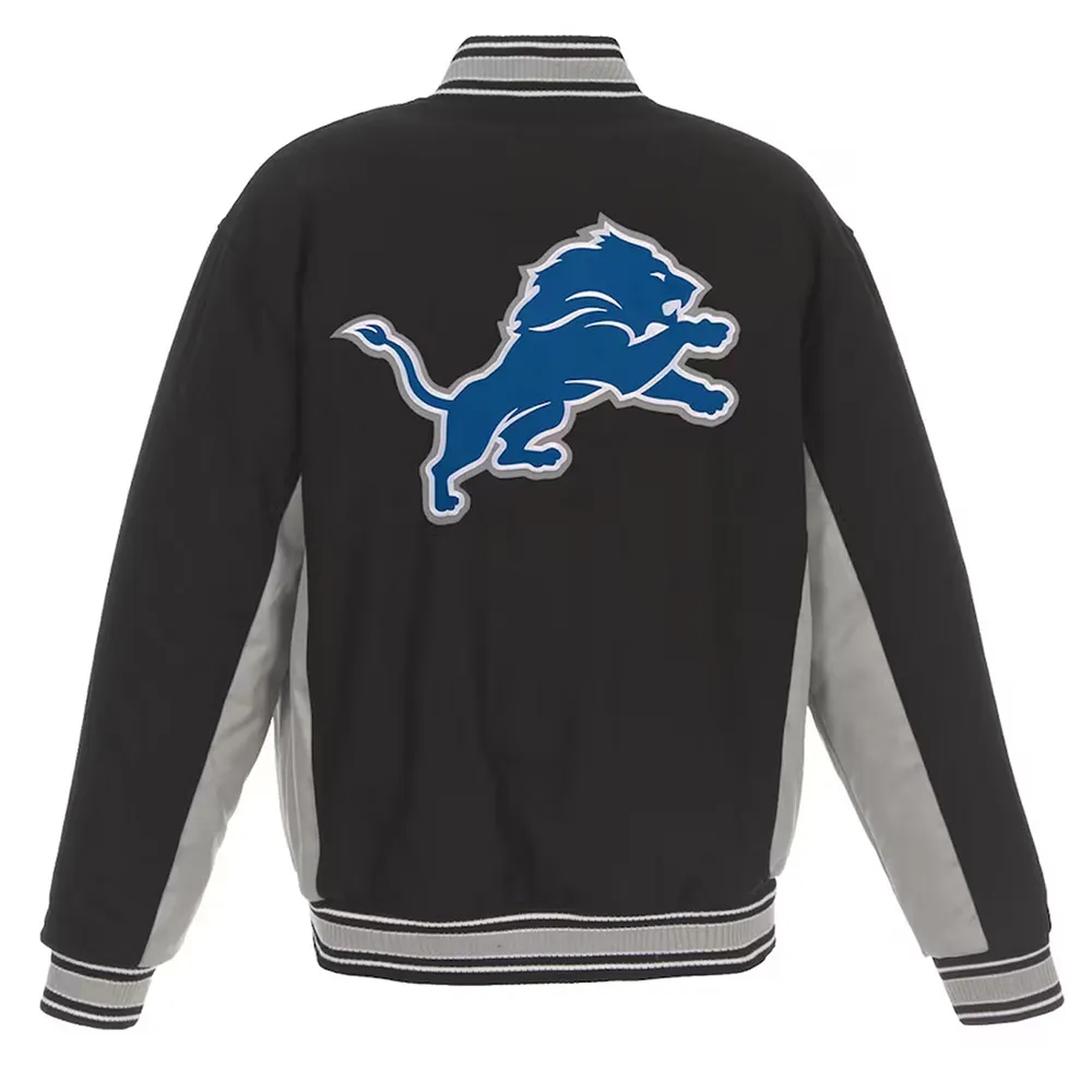 Detroit lions wool jacket
