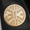 Detroit pistons black gold wool leather varsity jacket black 6
