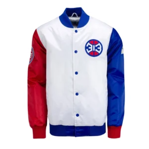 Detroit pistons color block 313 jacket