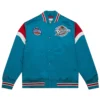 Detroit pistons cooperstown full snap satin varsity jacket 3