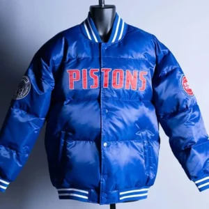 Detroit pistons down bubble jacket