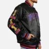 Detroit pistons finals black full snap jacket