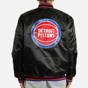 Detroit pistons finals satin varsity jacket