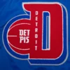 Detroit pistons pro standard mashup blue satin varsity jacket 5
