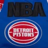 Detroit pistons pro standard mashup blue satin varsity jacket 8