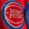 Detroit pistons red and blue jacket