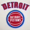 Detroit pistons retro classic womens woolleather varsity jacket white blue 5