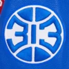 Detroit pistons retro classic womens woolleather varsity jacket white blue 8