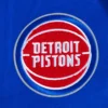 Detroit pistons script tail wool leather varsity jacket blue white 3