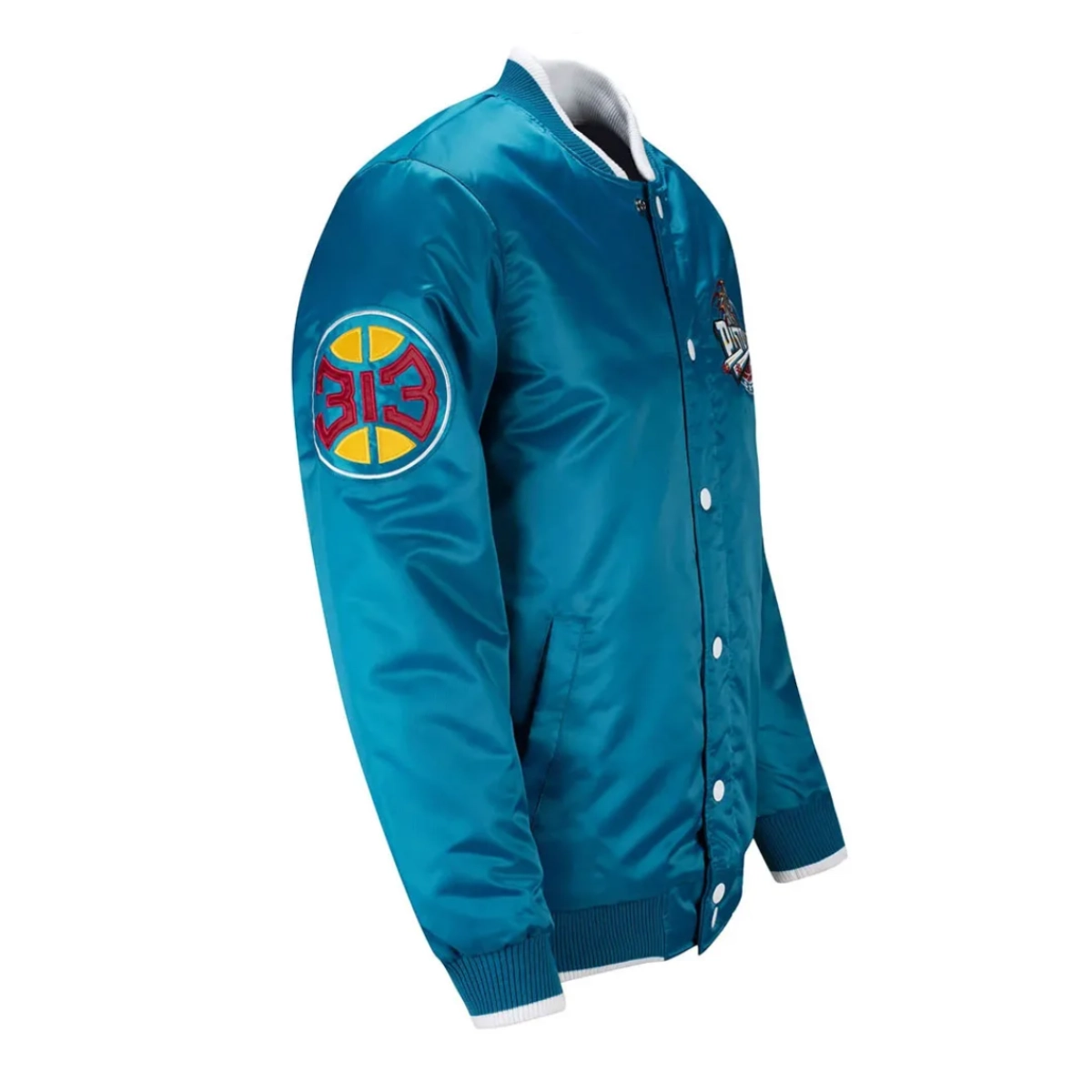 Detroit pistons ty mopkins full snap jacket