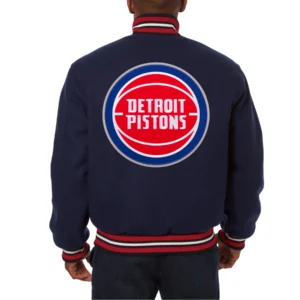 Detroit pistons wool varsity jacket navy 2