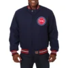 Detroit pistons wool varsity jacket navy1