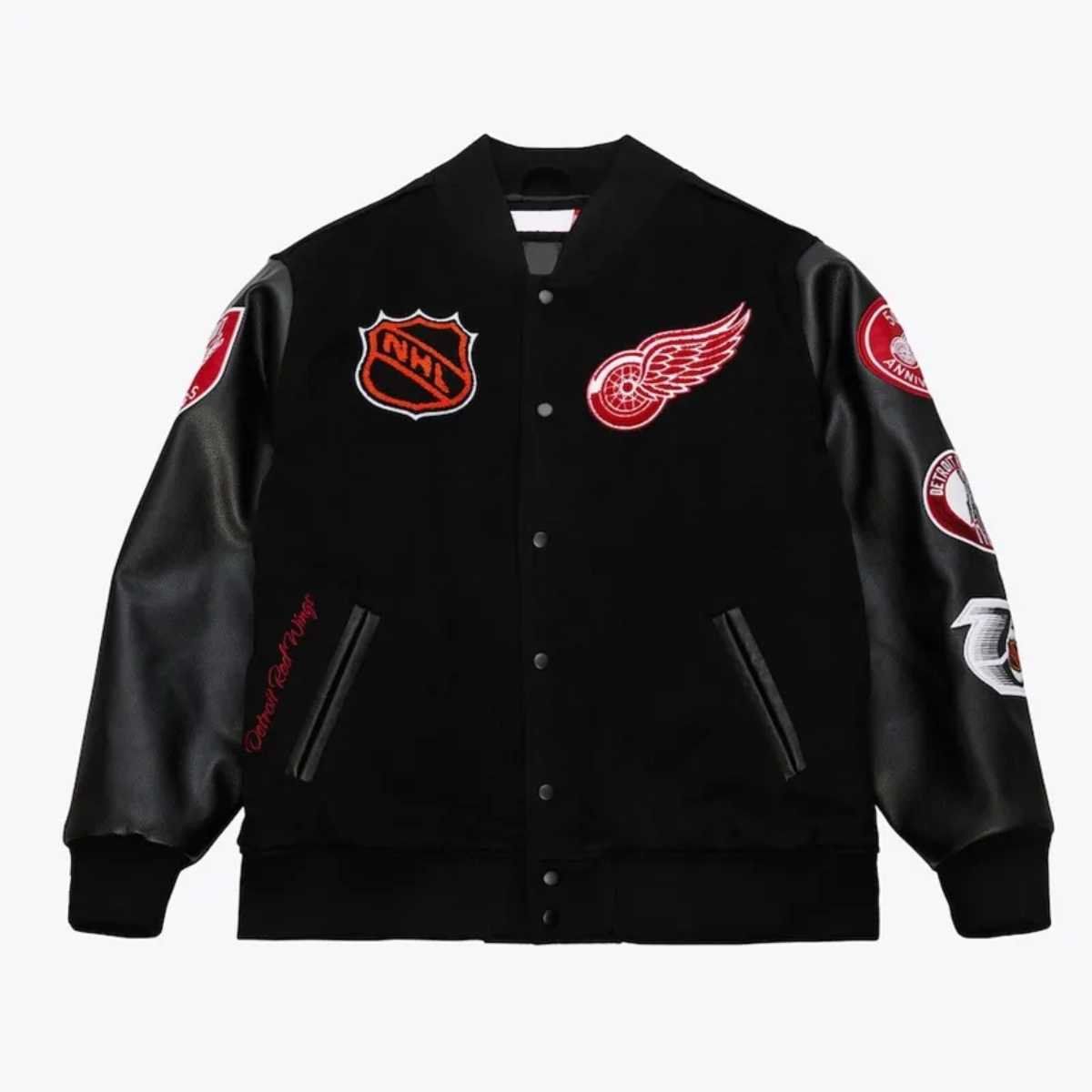 Detroit red wings black out jacket